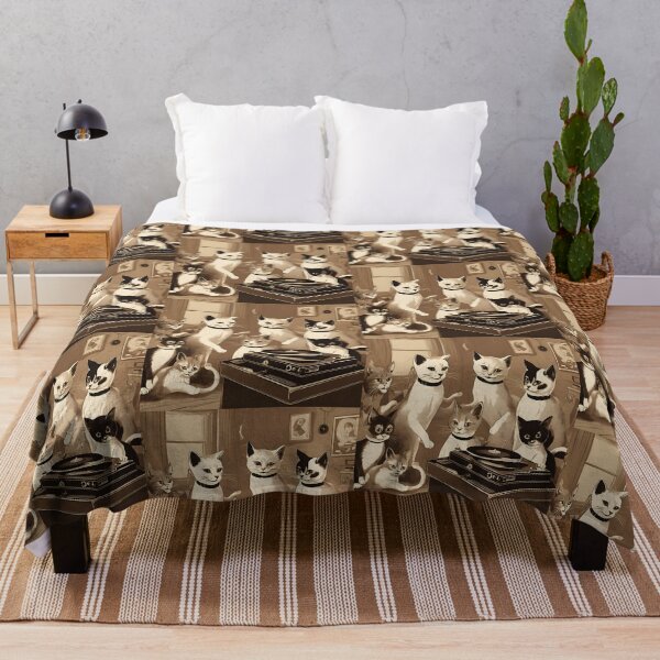 Item preview, Cool Cats Playing Vinyl designed and sold by Diclebaybas.