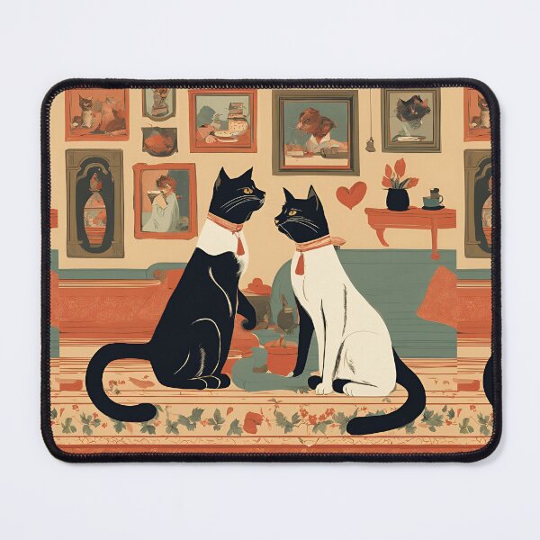 Item preview, Two Cats with Bow Ties designed and sold by Diclebaybas.