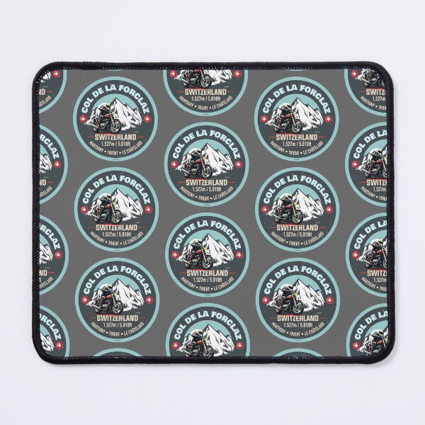 Item preview, Col De La Forclaz Switzerland Swiss Motorcycle Sticker TShirt 01 designed and sold by OuterShellUK.