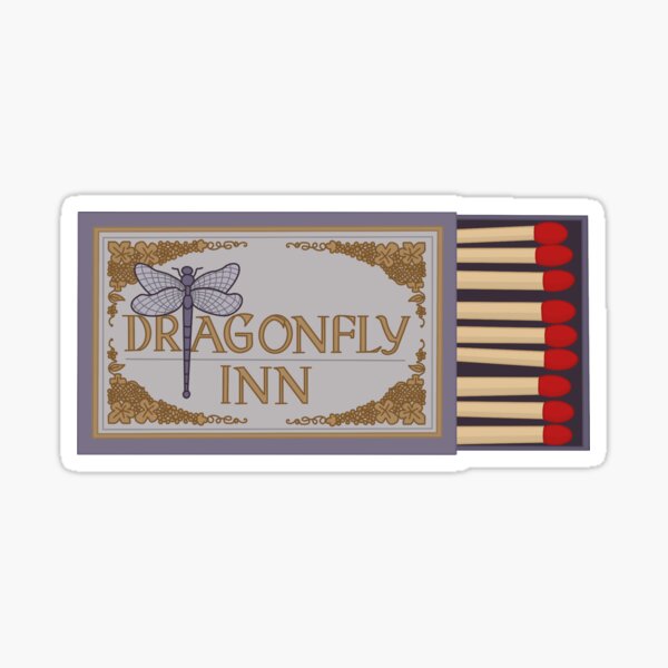 Item preview, Gilmore Girls Dragonfly Inn box of matches designed and sold by evereads.
