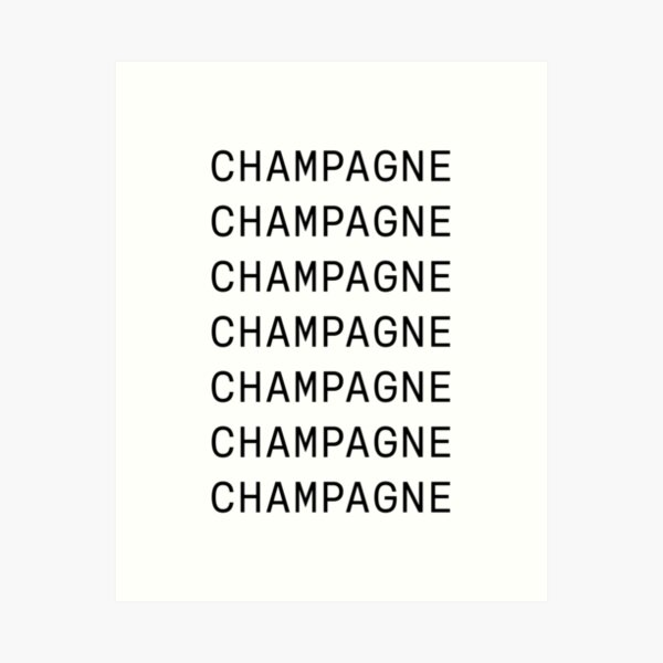 Item preview, Champagne, Champagne, Champagne designed and sold by Type, Wine, etc..