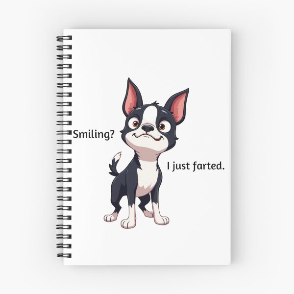 Item preview, Funny Dog Shirt – "Smiling? I Just Farted" – Cute Cartoon Puppy Humor Tee designed and sold by CWtee.