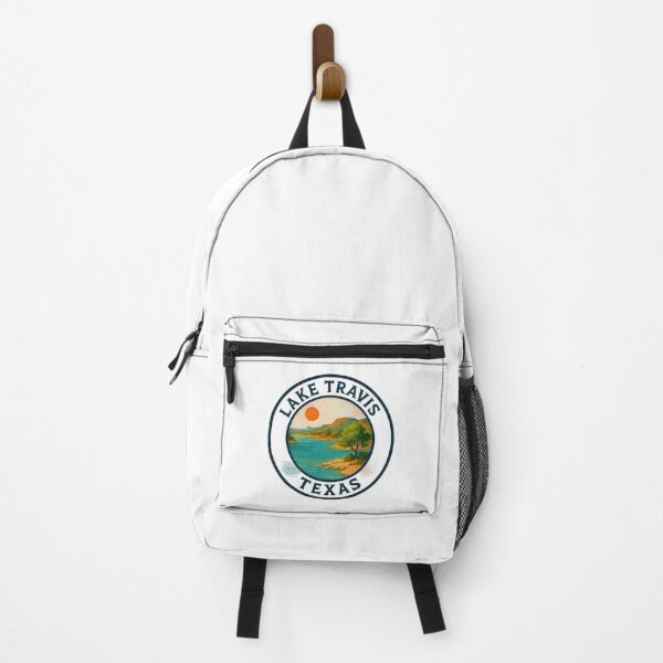 Item preview, Lake Travis Texas - Scenic Travel Badge Design designed and sold by inkNext.