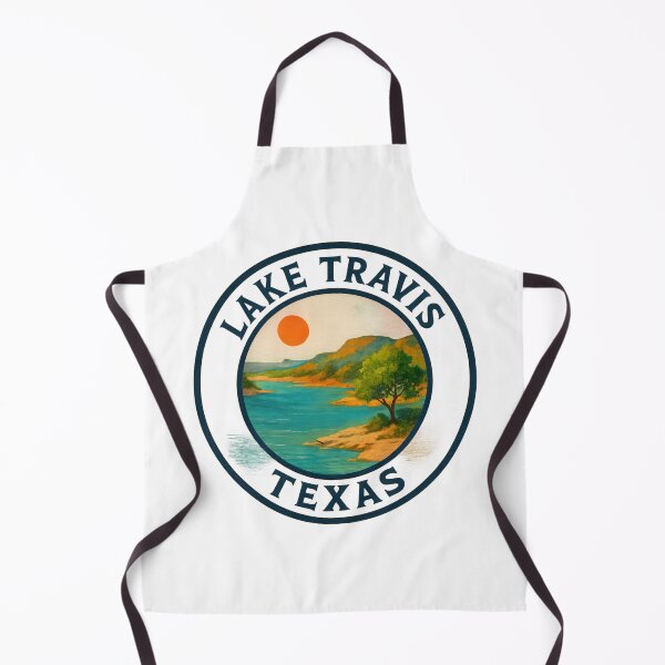Item preview, Lake Travis Texas - Scenic Travel Badge Design designed and sold by inkNext.