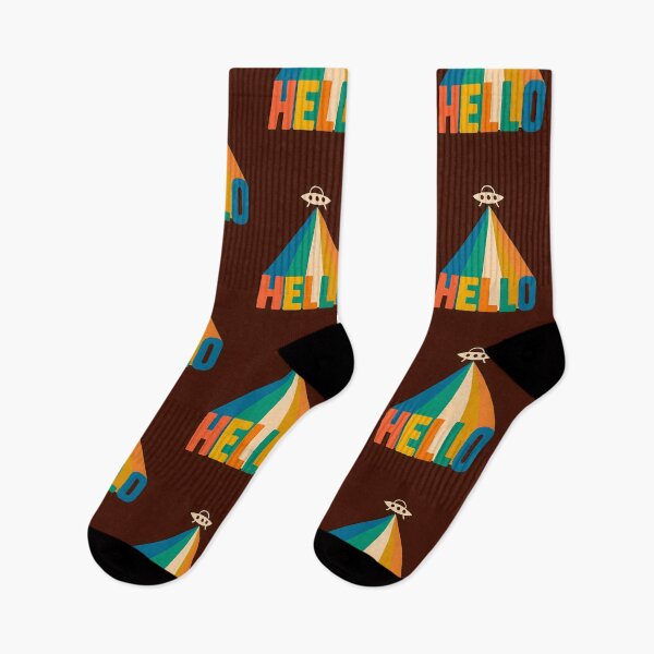 Item preview, Retro UFO Hello Art designed and sold by paulrommer.