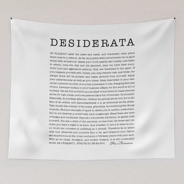 Item preview, Desiderata designed and sold by corbrand.