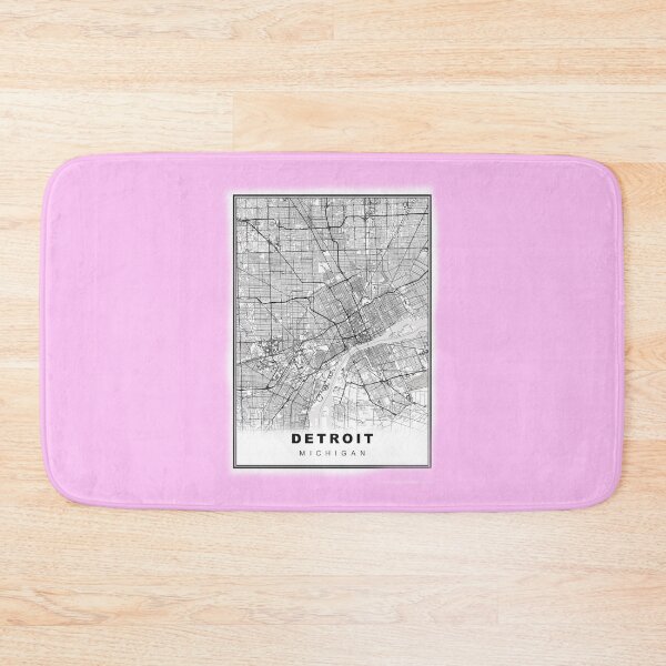 Item preview, Minimalist Detroit Map designed and sold by Tamas Das.