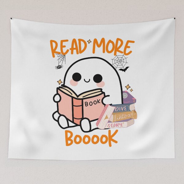 Item preview, Read More Book Kawaii Ghost Halloween  designed and sold by thebest-2studio.