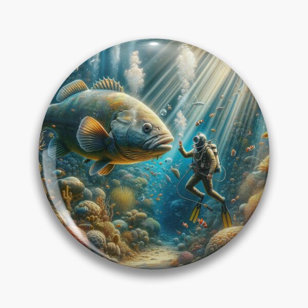 Item preview, Encounter with the Big Fish designed and sold by M-Y-A-R-T-.