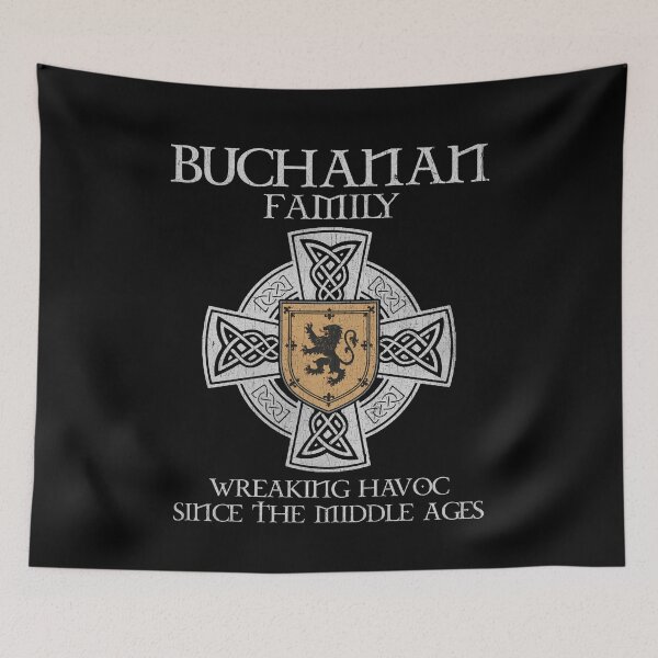 Item preview, Buchanan Family Crest – Medieval Heritage Emblem for Ancestry Lovers & Vintage Style Fans designed and sold by 9X FR.
