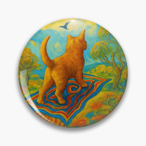 Item preview, Whimsical Cat: Magic Carpet Flight designed and sold by Serhii Danko.