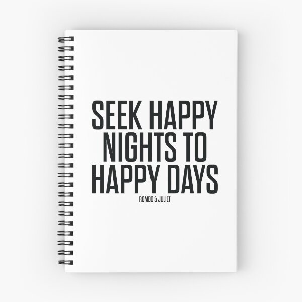 Item preview, Seek Happy Nights To Happy Days - Romeo and Juliet - Shakespeare designed and sold by BexGrimwood.