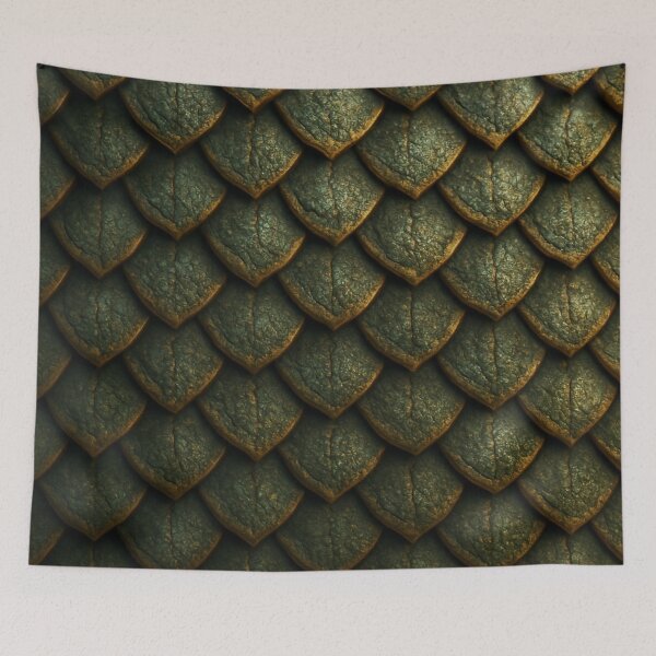 Item preview, Dragon Scale Armor designed and sold by Woven-myth.