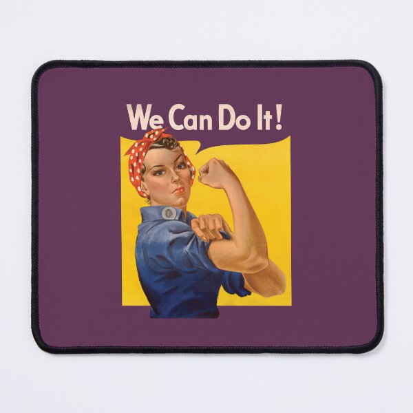 Item preview, We Can Do It! Empowered Woman Retro Art designed and sold by MehMerchTees.