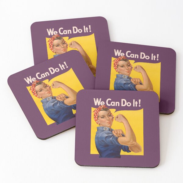 Item preview, We Can Do It! Empowered Woman Retro Art designed and sold by MehMerchTees.