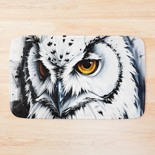 Item preview, White & black owl designed and sold by nataliakuruch.