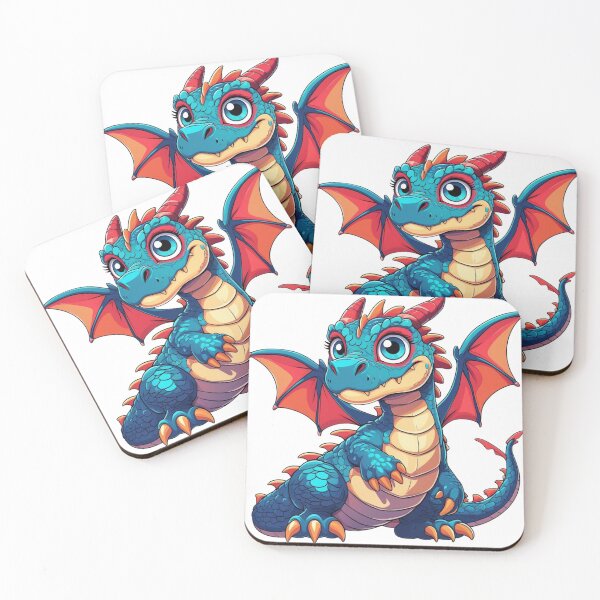 Item preview, Blue Dragon Imaginary Creature Anime designed and sold by Koko Doko.