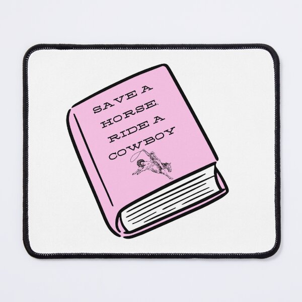 Item preview, Save a Horse, Ride a Cowboy – Western Romance Sticker designed and sold by moonboundpress.