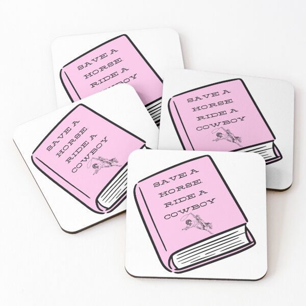 Item preview, Save a Horse, Ride a Cowboy – Western Romance Sticker designed and sold by moonboundpress.
