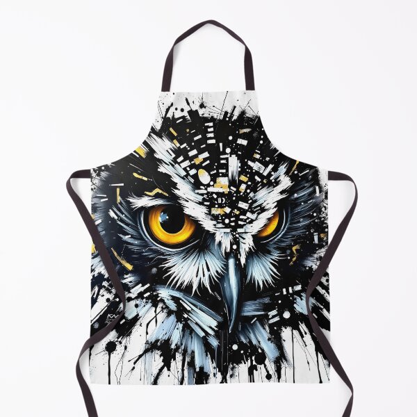 Item preview, White & black owl designed and sold by nataliakuruch.