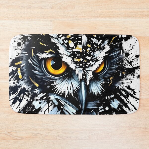 Item preview, White & black owl designed and sold by nataliakuruch.