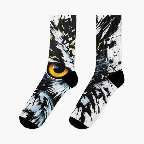 Item preview, White & black owl designed and sold by nataliakuruch.