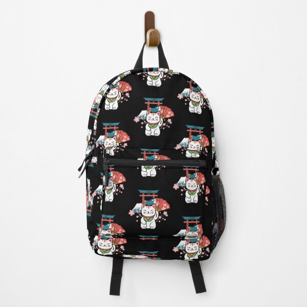 Item preview, Japanese Sakura Cat Mountain Tori Cherry Blossom designed and sold by Blok45.