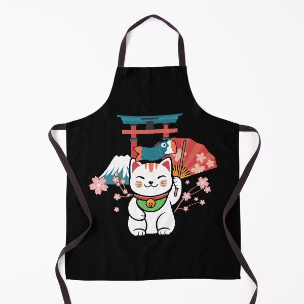 Item preview, Japanese Sakura Cat Mountain Tori Cherry Blossom designed and sold by Blok45.