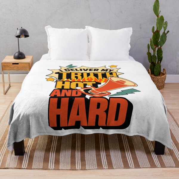 Item preview, I Deliver My Truth Hot and Hard – Bold Stephen Colbert Quote Design designed and sold by ArtsyExplorer.
