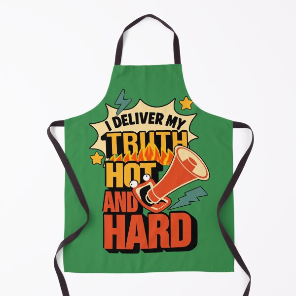 Item preview, I Deliver My Truth Hot and Hard – Bold Stephen Colbert Quote Design designed and sold by ArtsyExplorer.