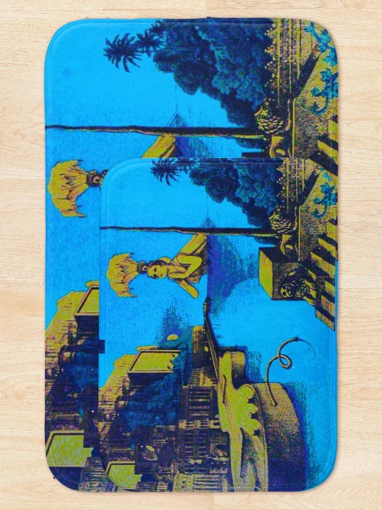 Thumbnail 5 of 6, Bath Mat, Miracles. designed and sold by Inkmigrant.