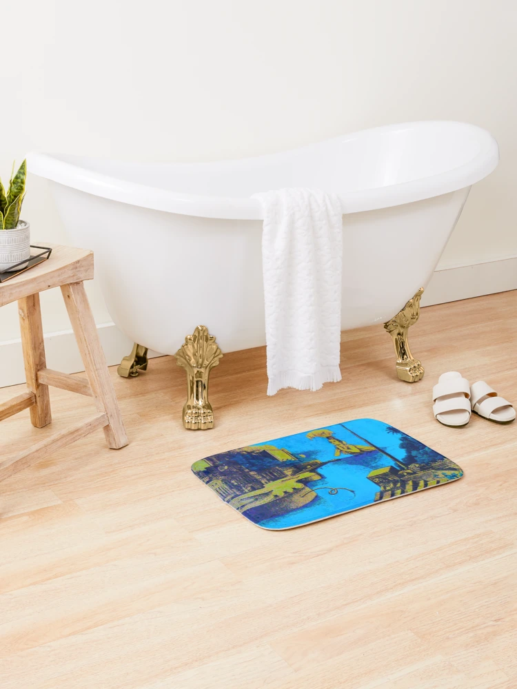 Thumbnail 2 of 6, Bath Mat, Miracles. designed and sold by Inkmigrant.