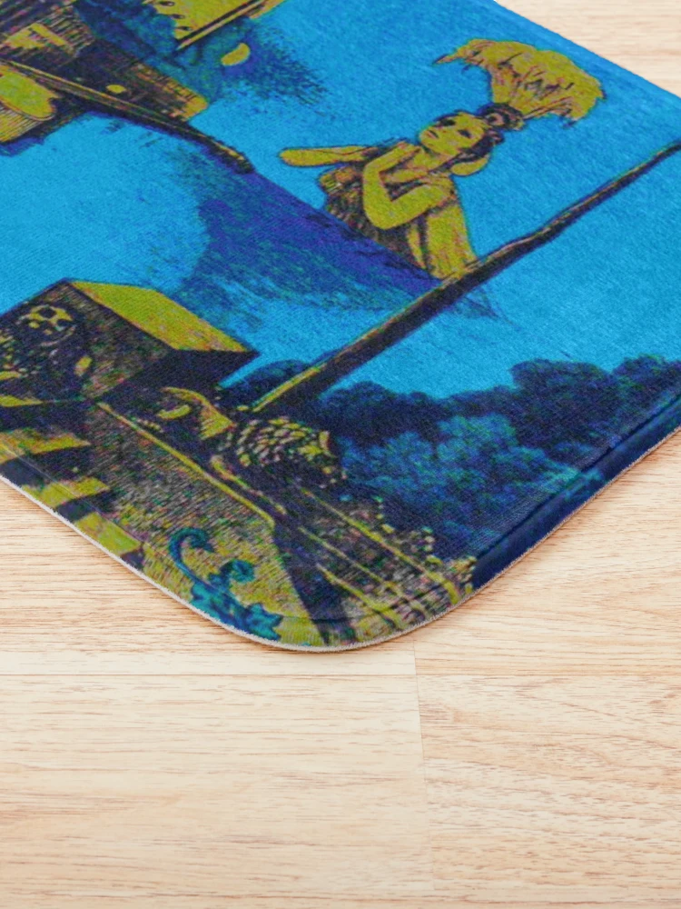 Thumbnail 3 of 6, Bath Mat, Miracles. designed and sold by Inkmigrant.
