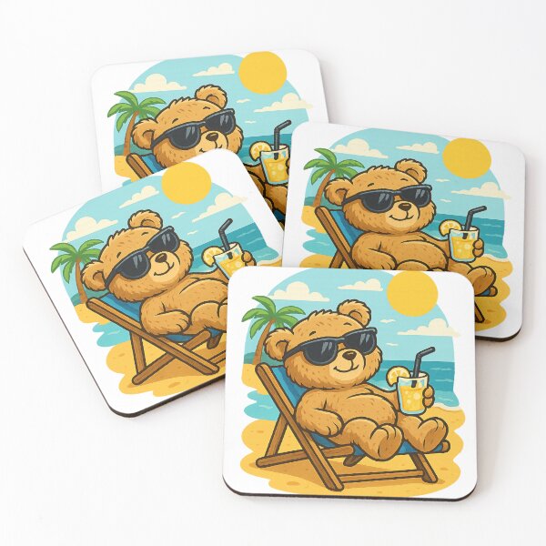Item preview, Holiday Teddy Bear Vibe Funny Summer for Gift designed and sold by Tedi2025.