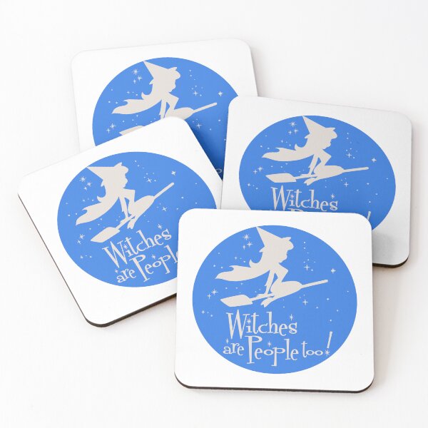 Item preview, Bewitched Minimalist Witches Are People Too blue designed and sold by LapinMagnetik.