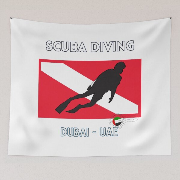 Item preview, Scuba Diving in Dubai - UAE designed and sold by FlyingTreg.