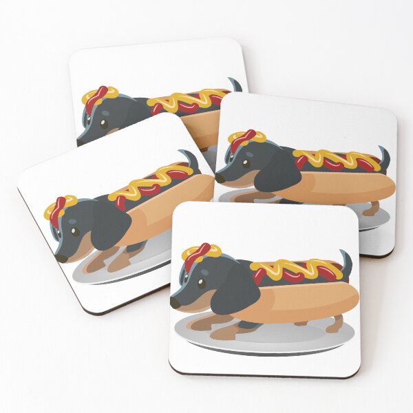 Item preview, Cute Funny Hotdog Dachshund – Sausage Dog Pun Gift for Dog Lovers designed and sold by cats-dogs1.