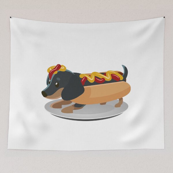 Item preview, Cute Funny Hotdog Dachshund – Sausage Dog Pun Gift for Dog Lovers designed and sold by cats-dogs1.