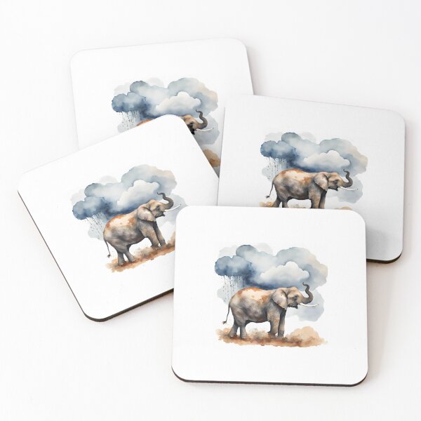 Item preview, Watercolor Elephant in the Wild designed and sold by Diclebaybas.