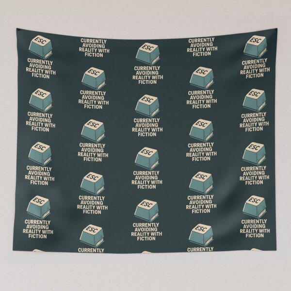 Item preview, Avoiding Reality With Fiction designed and sold by Fanverse Merchandise.