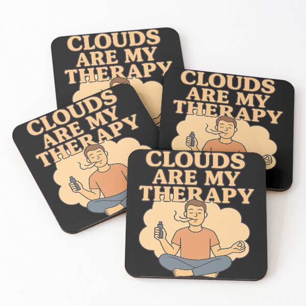 Item preview, Clouds Are My Therapy – Meditative Vaping Design designed and sold by House of Taste Designs.