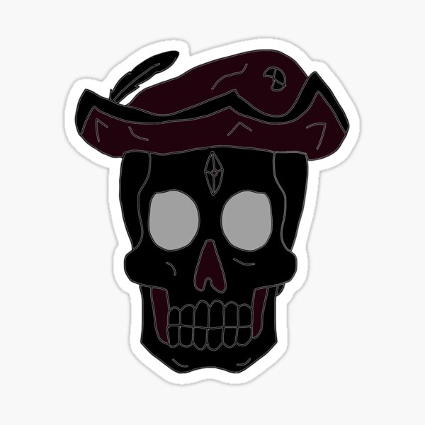 Item preview, Dark Royal Gem Skull - Dark Ruby Simplistic Skull designed and sold by mindscape.ae.