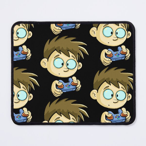 Item preview, boy hypnotically plays computer games with a gamepad designed and sold by duxpavlic.