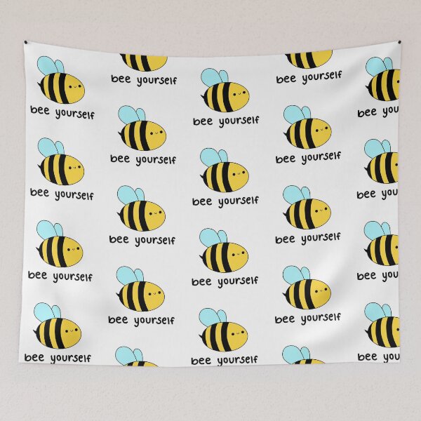 Item preview, cute wholesome bee yourself designed and sold by MirkasDesign.