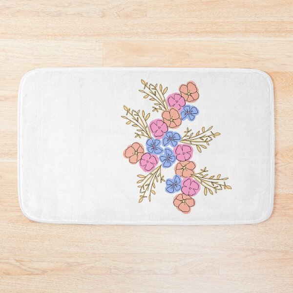 Item preview, Pastel Flowers Sticker designed and sold by MirkasDesign.