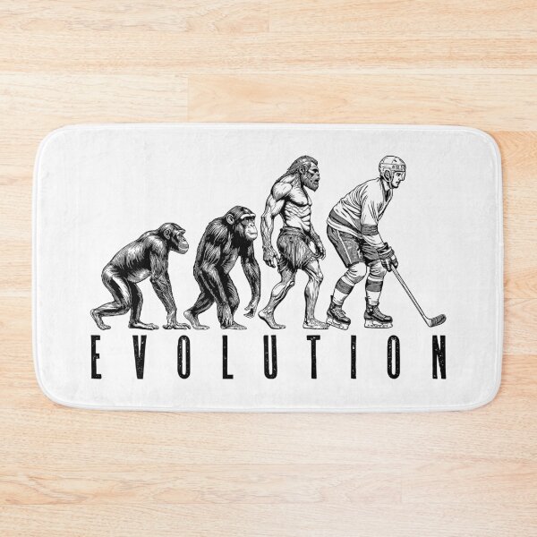 Item preview, Ice Hockey Player Evolution Funny Man Ape Caveman Sport designed and sold by GrandeDuc.