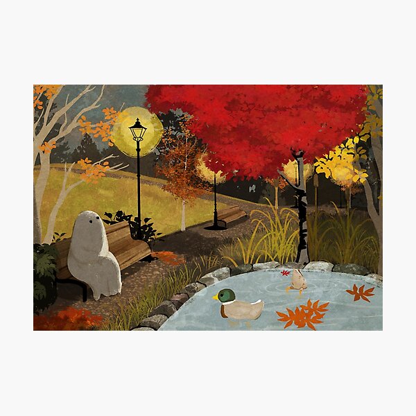 Item preview, Duck Pond (autumn) designed and sold by katherineblower.