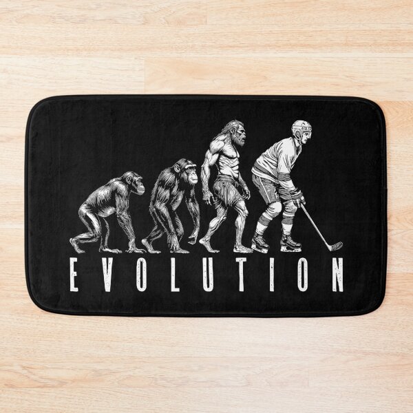 Item preview, Ice Hockey Player Evolution Funny Man Ape Caveman Sport designed and sold by GrandeDuc.