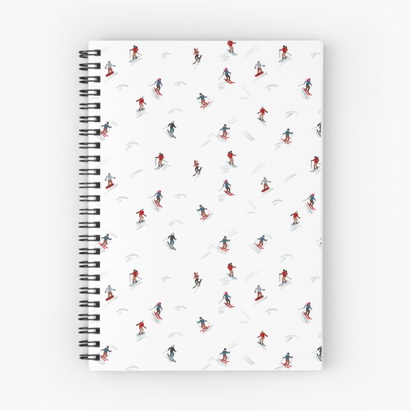 Item preview, Winter Sports Pattern – Skier & Snowboarder Illustration in Hand-Drawn Style designed and sold by ella. artwork.