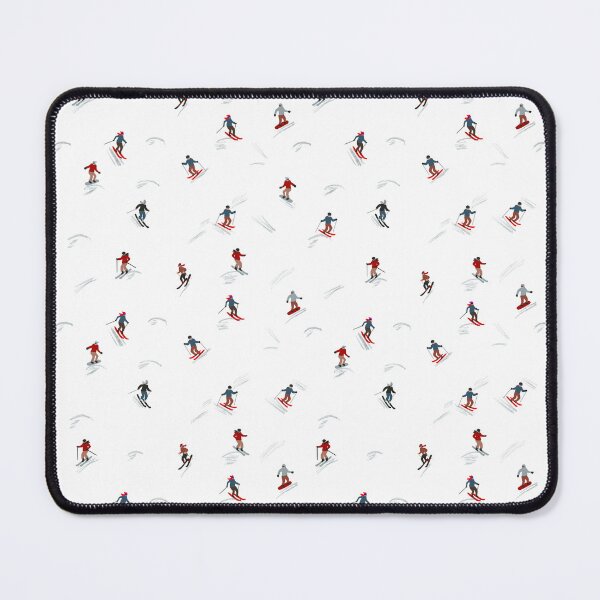Item preview, Winter Sports Pattern – Skier & Snowboarder Illustration in Hand-Drawn Style designed and sold by ella. artwork.